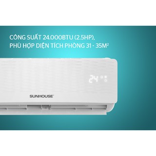 Điều hòa/Máy lạnh không khí hai chiều SUNHOUSE SHR-AW24H110 24000BTU