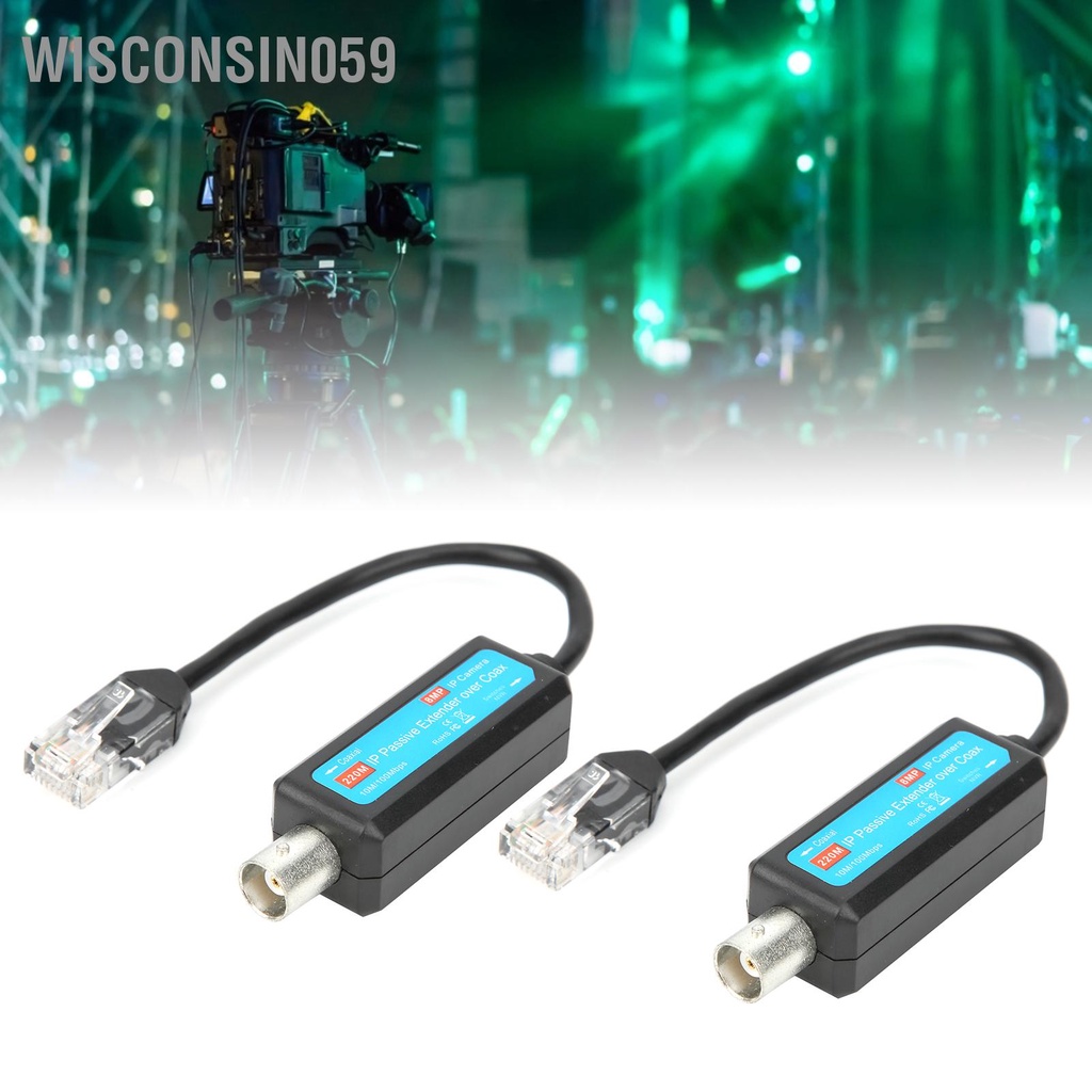 Ghép nối bộ mở rộng thụ động IP qua truyền mạng đồng trục Coax HD 8MP cho máy ảnh web