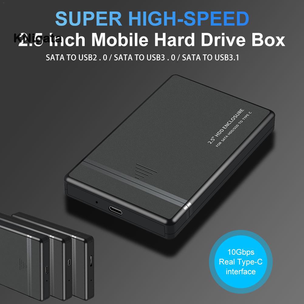 Hộp Đựng Ổ Cứng Ngoài Sata Hdd Usb 2.0 / 3.0 / 3.1 2.5inch | BigBuy360 - bigbuy360.vn