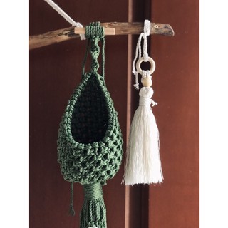 Mành Kén treo cây Macrame (Hình chụp thật)