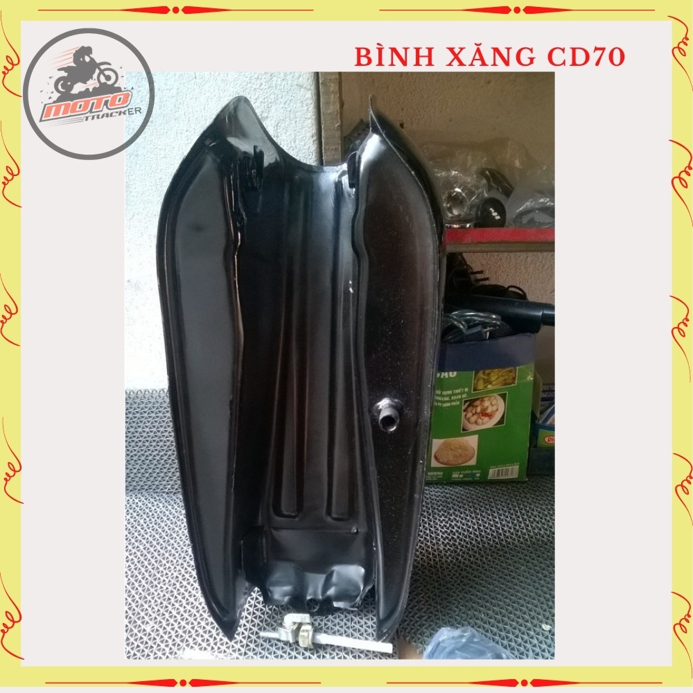 Bình xăng CD70 , thùng xăng lớn độ xe CD70/90 , 67, dung tích hơn 6 lít, sơn tĩnh điện sẵn