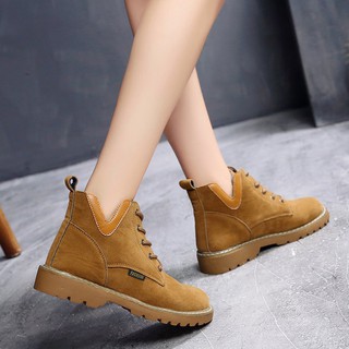 [Quảng Châu] Giày Boot Martin Da Lộn Hàn Quốc 2018