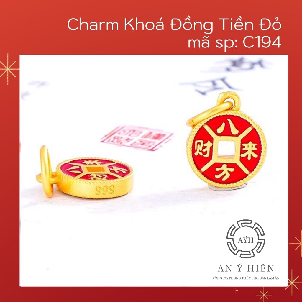 Charm Khóa đỏ #C194 ( An Ý Hiên)