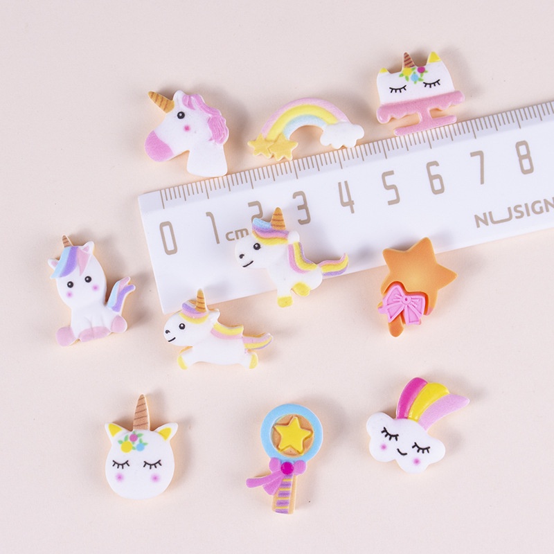 Combo 5 Sticker 3D Trang Trí Dễ Thương, Miếng Dán 2D / 3D Trang Trí Ốp Điện Thoại, Bình Nước Có Sẵn Keo