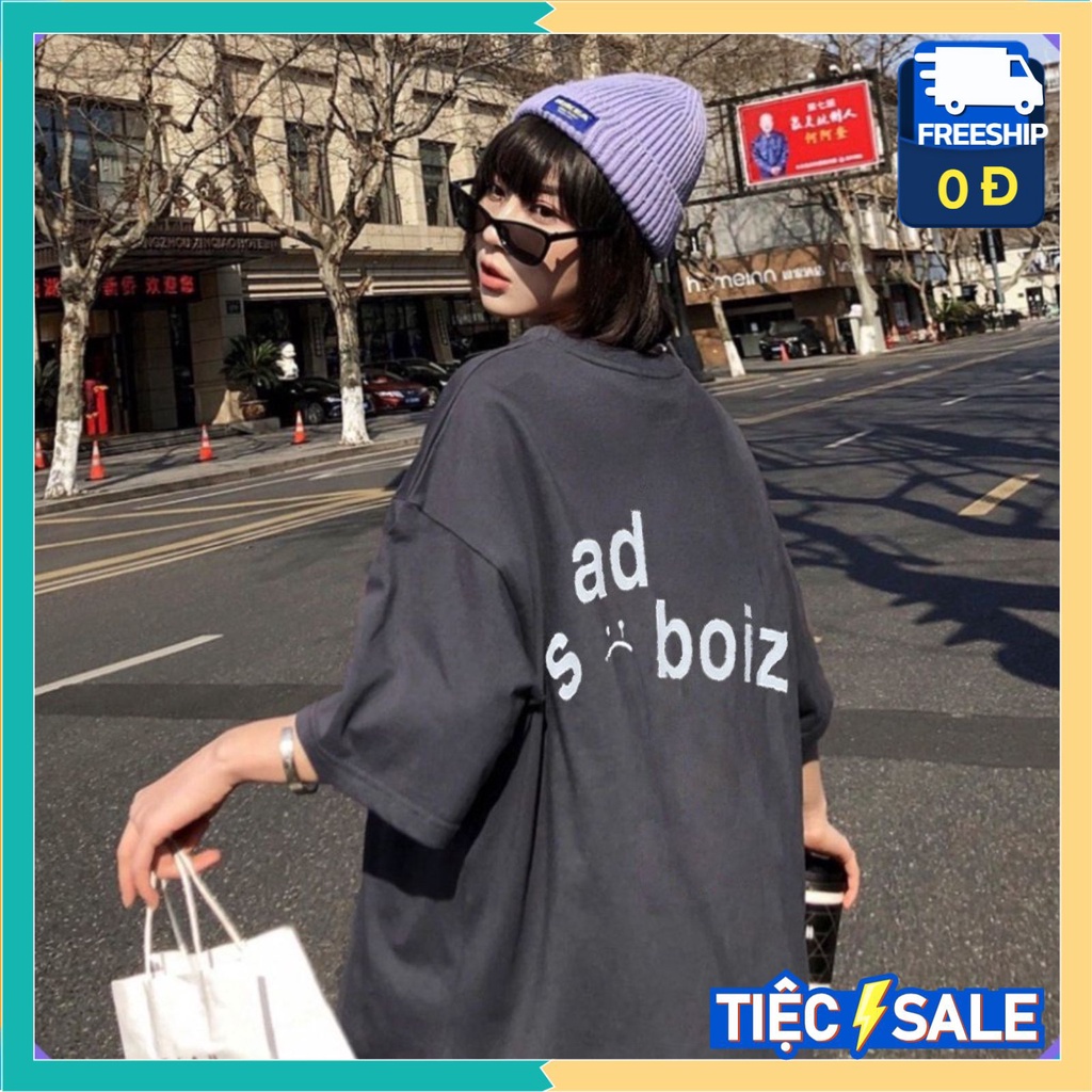 Áo Thun nam nữ Unisex  Áo Phông Unisex Form Rộng Cotton Oversize Rẻ In Chữ Phản Quang Hàn Quốc | BigBuy360 - bigbuy360.vn