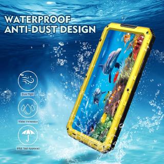 Ốp điện thoại cường lực tráng gương chống thấm nước 360 độ dành cho compatible for iPhone 11 Pro Max /X XS XR 6 6S 7 8 Plus