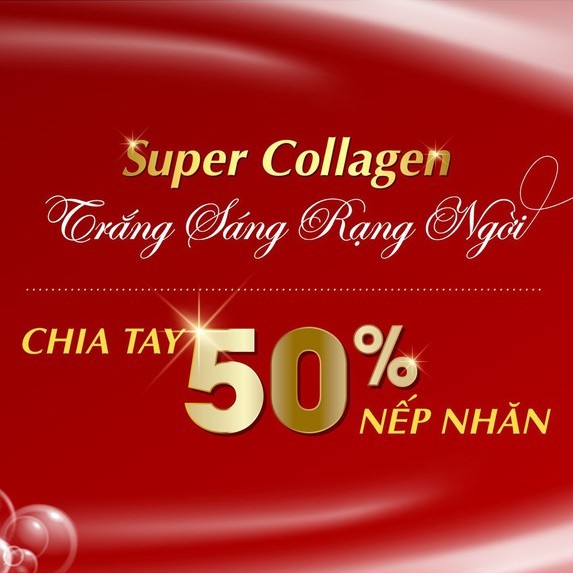 Super Collagen Linh Hương Chống Lão Hóa làm mờ vết nhăn khiến da căng mịn màng tươi trẻ 10ml