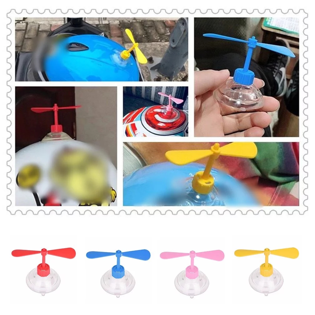 Plastic suction cup mini windmill/Helmet decoration accessories