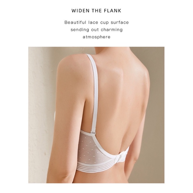 Áo Lót Nữ Ren Lưới Lưng U Bản To Có Gọng Đệm Nâng Ngực Cao Cấp 2097