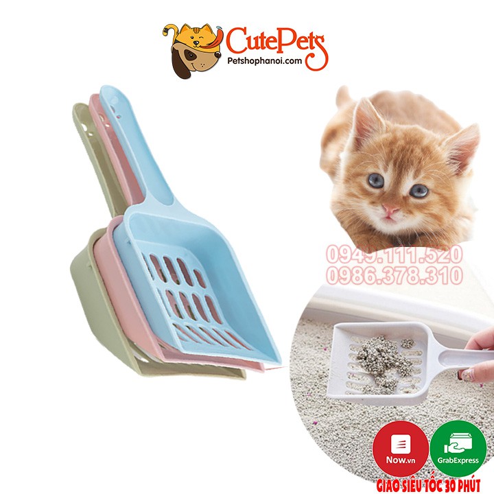 Xẻng xúc cát cho mèo - CutePets Phụ kiện thú cưng Pet Shop Hà Nội