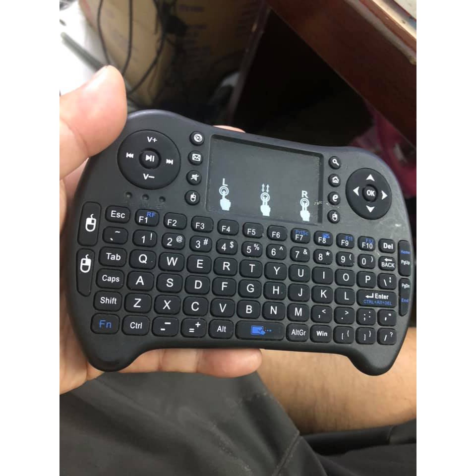 Bàn phím không dây mini sd cho tv android, boxtv, máy tính