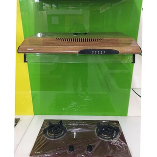 Máy hút mùi bếp 7 tấc kaff kf-700w vân gỗ chính hãng