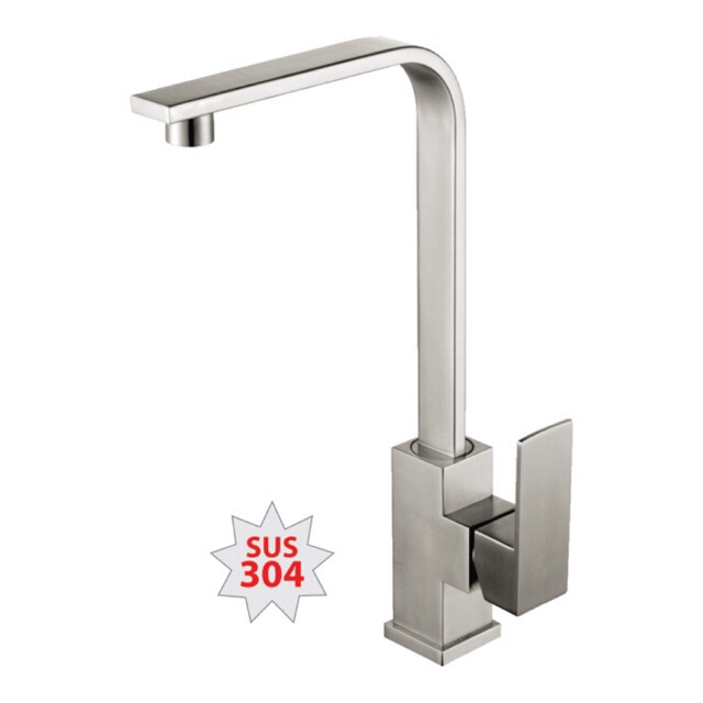 Sale 5% đến ngày 31/11-vòi rửa bát inox có dây rút