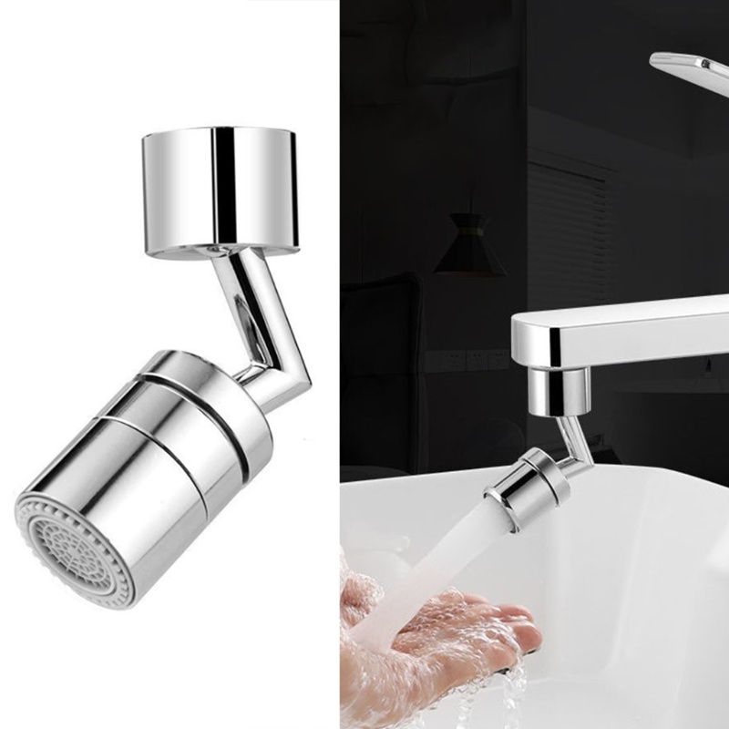 Đầu vòi nước xoay 720 độ chống văng nước có thể di chuyển tiện dụng cho phòng tắm/ phòng bếp