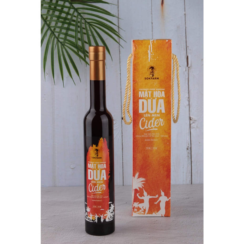Cider Mật hoa dừa - Nước uống mật hoa dừa lên men tự nhiên