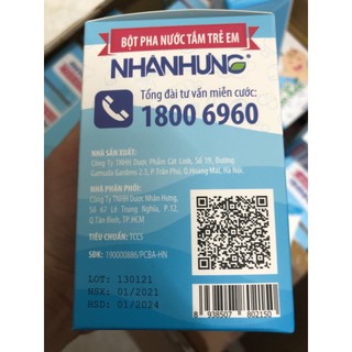 [Hàng công ty] Bột tắm Nhân Hưng