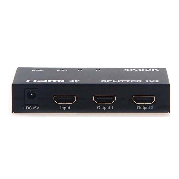 Bộ chia HDMI 1 ra 2 cổng hỗ trợ 2K, 4K GRENTECH