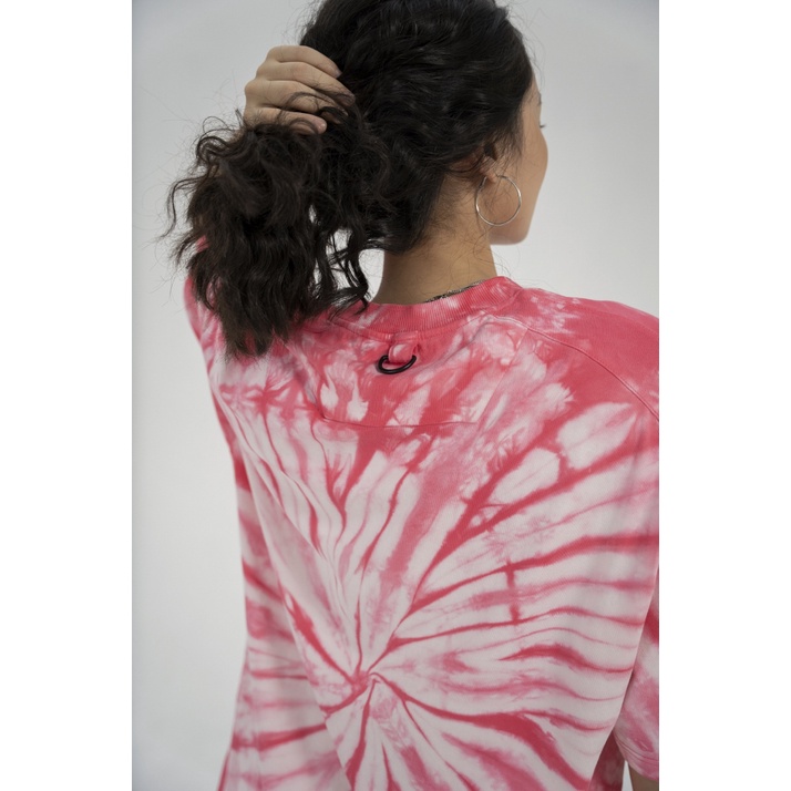 Áo Thun BOO Unisex Dáng Oversized Vải Tie Dye Họa Tiết Hippy Logo BOOLAAB