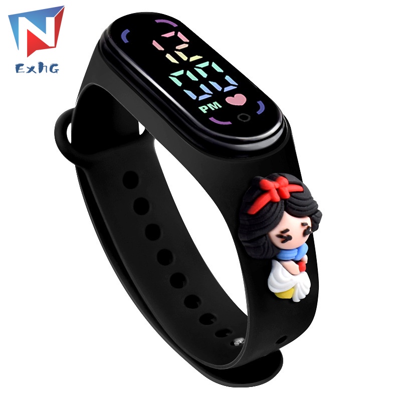 Đồng Hồ Thể Thao Điện Tử Màn Hình Led Cảm Ứng Chống Nước Họa Tiết Hoạt Hình Chống Nước Cho Trẻ Em