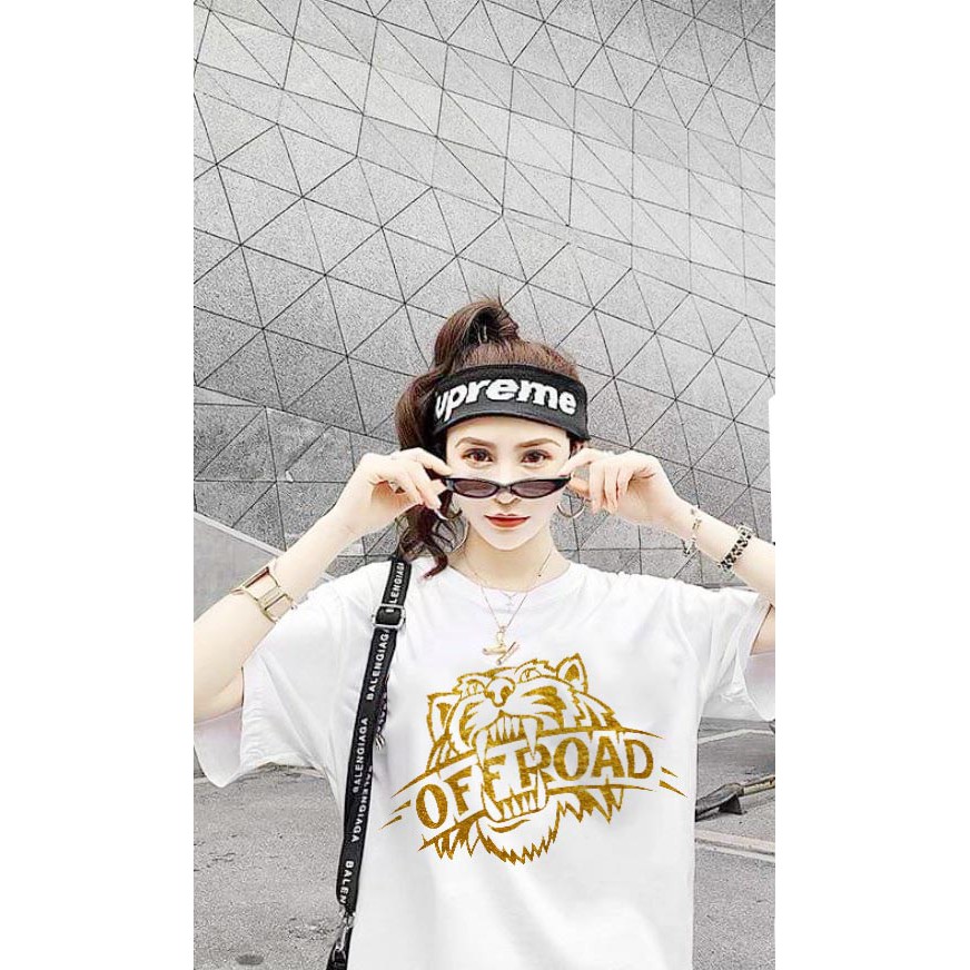 Áo thun tay lỡ unisex nam nữ OFFROAD form rộng dáng xuông chất mịn áo thun oversize basic