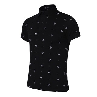 Áo Thun Nam Polo Cá Sấu ngắn tay có cổ màu Đen Massimo Dutti - Soái Ca Mạnh Mẽ