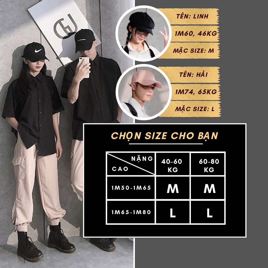 Áo Sơ Mi Nam Nữ Form Dáng Rộng, Vải Kate Mềm Mịn Thích Hợp Cho Đi Học, Đi Làm, Đi Chơi GUF | BigBuy360 - bigbuy360.vn