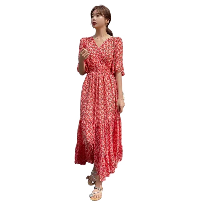 Đầm Hoa Thời Trang Mùa Hè Hàn Quốc Dành Cho Nữ