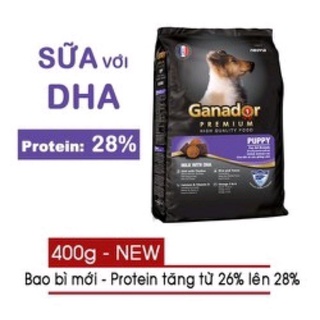 Thức ăn cho chó con Ganador DHA 400gr