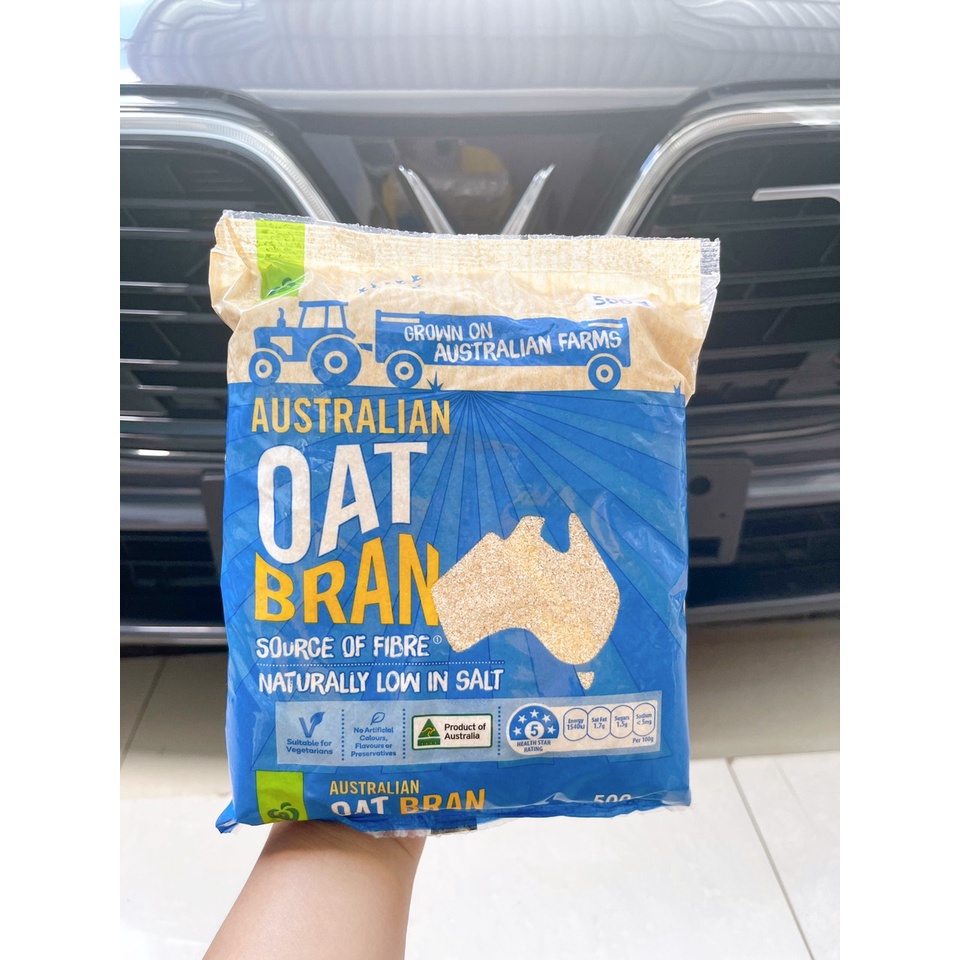 Bột yến mạch dinh dưỡng Woolworths Oat Bran 500g