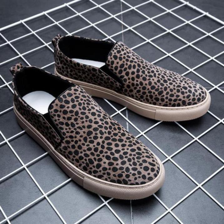 11.11 free Leopard Design Men Casual Loafer Trượt trên giày Da lộn Kinh doanh uy tín Uy Tín 2020 Az1 x . :