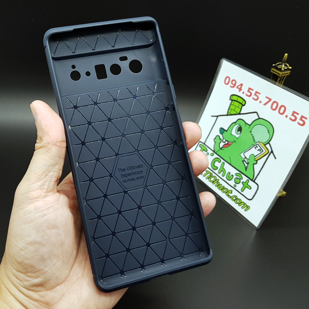 [Ảnh Thật] Ốp Lưng Google Pixel 6 PRO Dẻo Carbon Phay Xước Chống Sốc