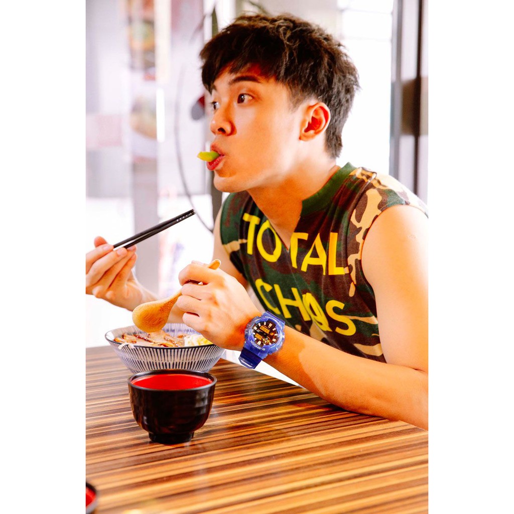 Đồng hồ nam Casio G- Shock GAX-100MSA-2ADR Chính hãng - Xanh đại dương - Bản đặc biệt