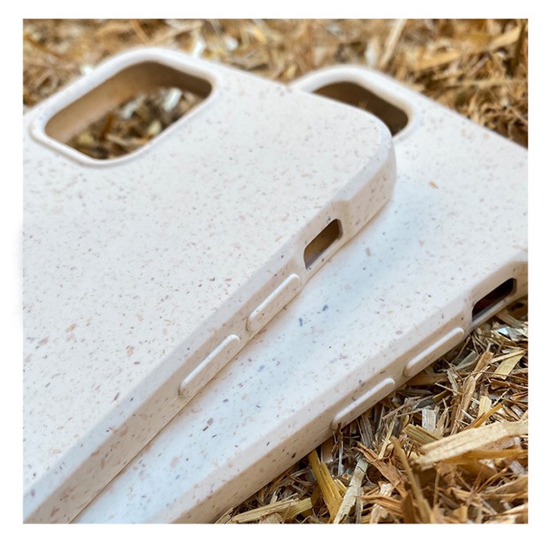 Ốp lưng iphone Ốp Điện Thoại Sợi Lúa Mạch Đơn Giản Có Thể Phân Hủy Cho iPhone12 Apple 13promax 11 Dinuo case