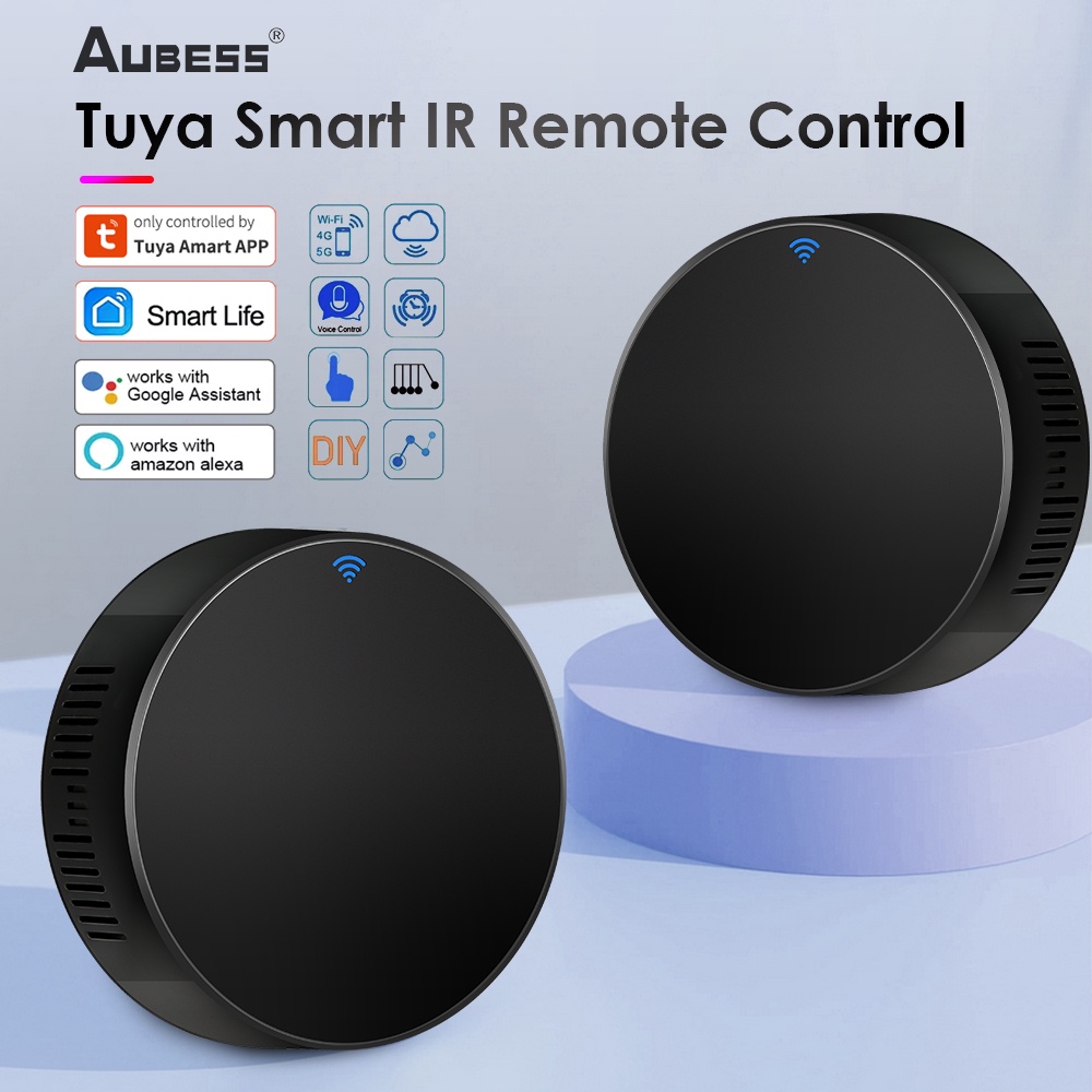 Coza Bộ Điều Khiển Từ Xa Thông Dụng Wi-fi Rf Hộp Set-Top Điều Khiển Từ Xa Mã Lớn Có Thể Chấm Công Cơ Sở Dữ Liệu Ứng Dụng Reddoor 2.4Ghz Hoạt Động Với Google App Home Voice