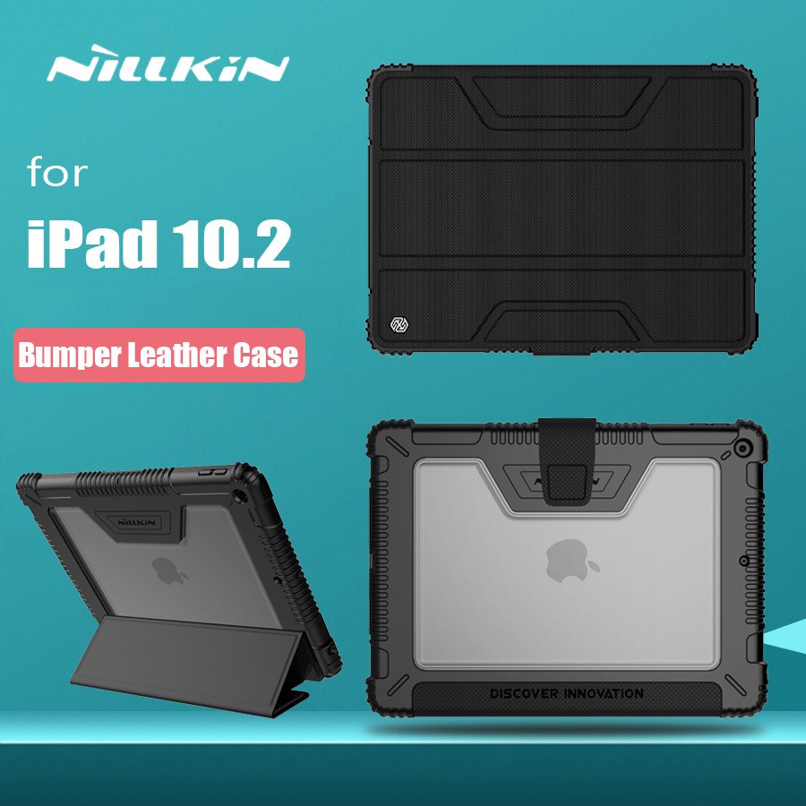 [Mã SKAMA07 giảm 8% đơn 250k]BAO DA IPAD 10.2 2020 - 10.2 2019 NILLKIN BUMPER CHỐNG SỐC CHÍNH HÃNG [NEW SALEOFF]