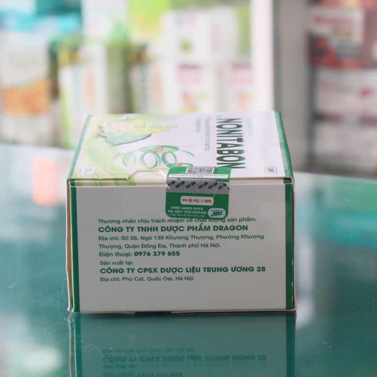 Nonitabon – Hỗ trợ bổ sung chất xơ tự nhiên, tăng cường hệ tiêu hóa, giảm tình trạng táo bón (hộp 20 gói x 4g)