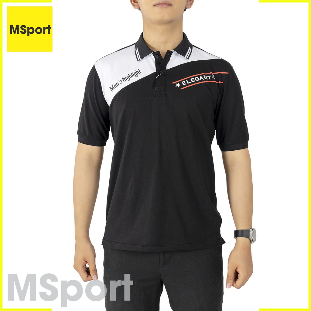 Áo Thun Nam Có Cổ Tay Ngắn Phối Xéo 2 Màu Đẹp, Cao Cấp, Vải Cotton 100% Mặc Mát, Co Giãn 4 Chiều, Thấm Hút Mồ Hôi Tốt