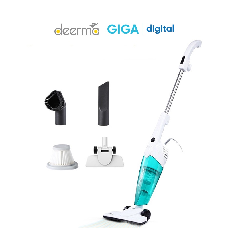 Máy hút bụi cầm tay gia đình Deerma DX118C / DX115C / DX128C -  Công suất 400W - 600W 3 đầu hút, dây 4.5m