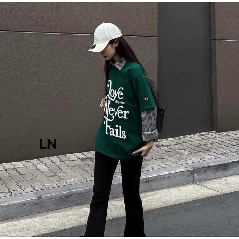 Áo phông chữ LOVE kill DA6