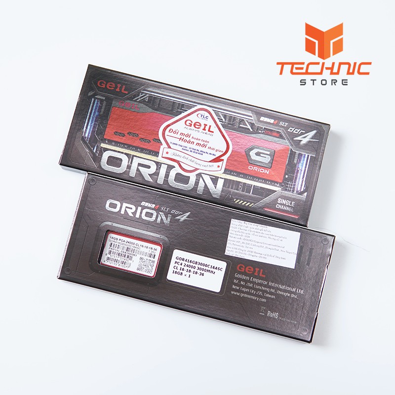 Ram máy tính GEIL ORION DDR4 BUS3000