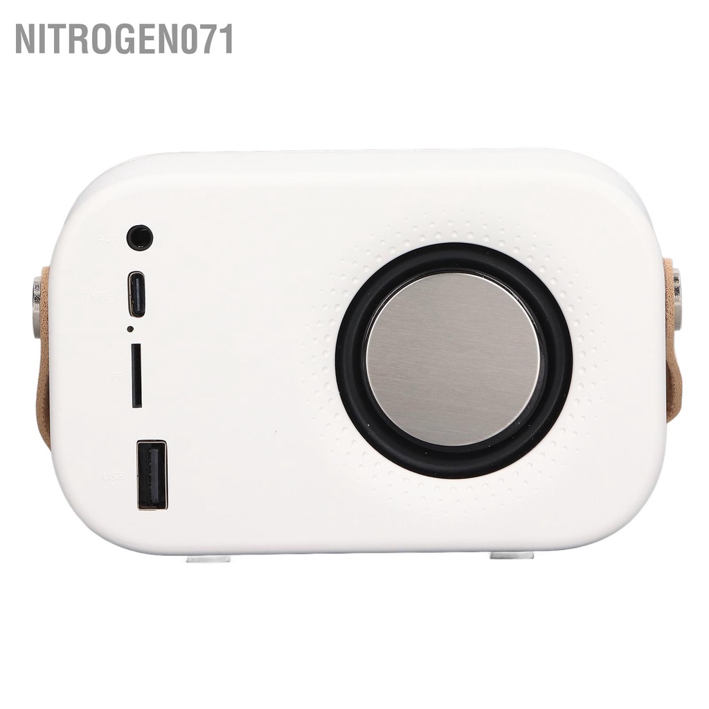 Nitrogen071 Loa Bluetooth mini Thiết kế dây buộc cầm tay không Cổ điển di động nhỏ cho ô tô gia đình