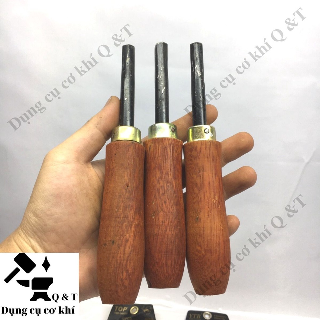 Tua vít cán gỗ , Tovit cầm tay và đầu vặn vít 65mm