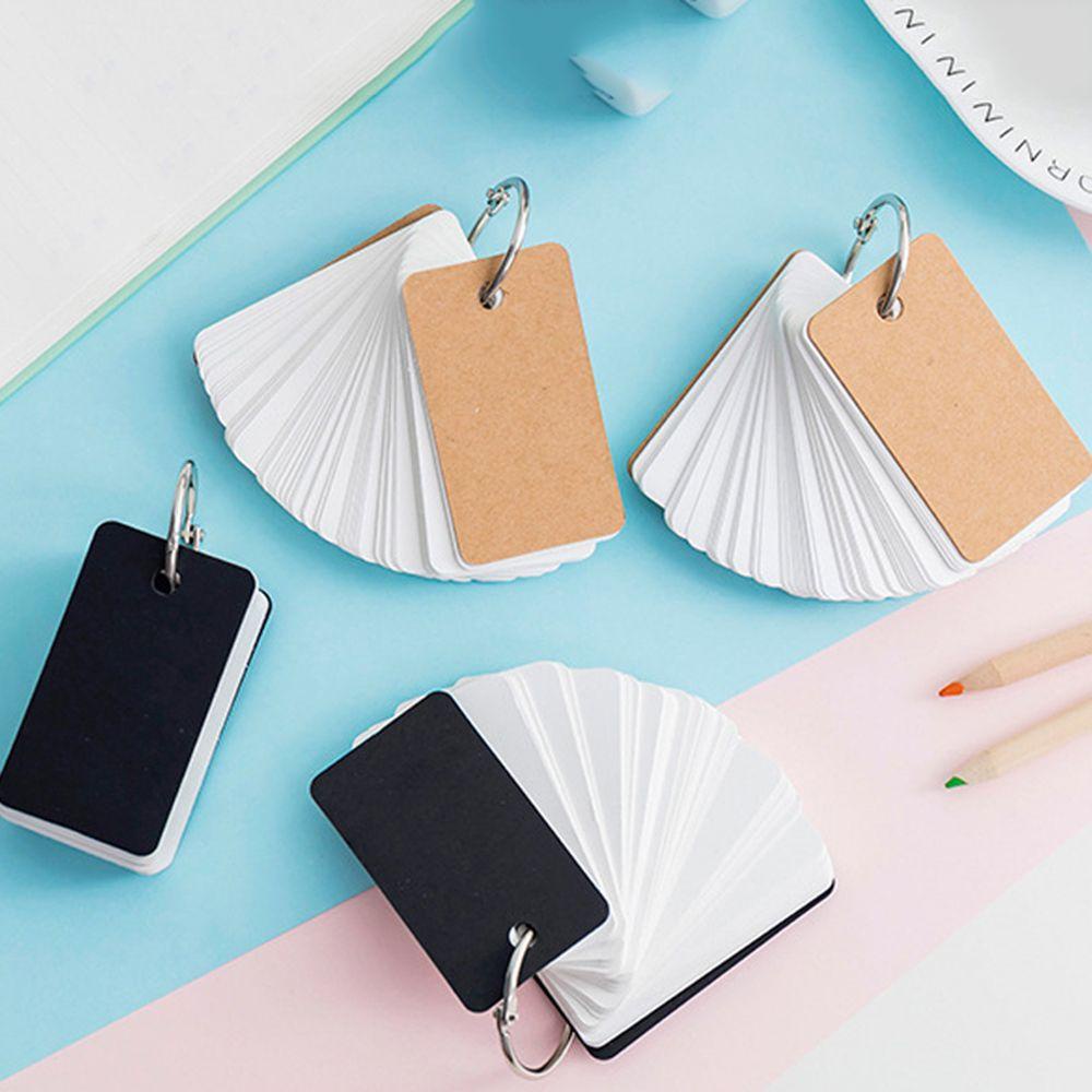 JARRED Sổ Ghi Chú Mini Dạng Nhẫn Kim Loại Đơn Giản Cho Học Sinh