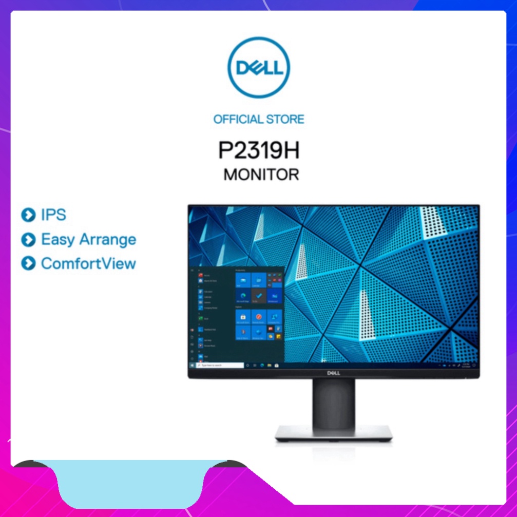 Màn Hình Dell Pro P2319H 23" 1920x1080 IPS LED 5ms 60Hz VGA HDMI DP USB 3.0 (CV66P1) (khuyến mãi bùng nổ)