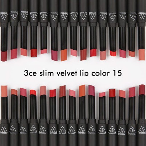 FREESHIP]-Son 3CE SLIM VELVET LIP COLOR (Mood for Blossom