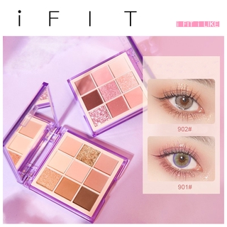 Mist iFIT Eyeshadow Palette Ins Warm Series Purple Matte Shiny Eyeshadow