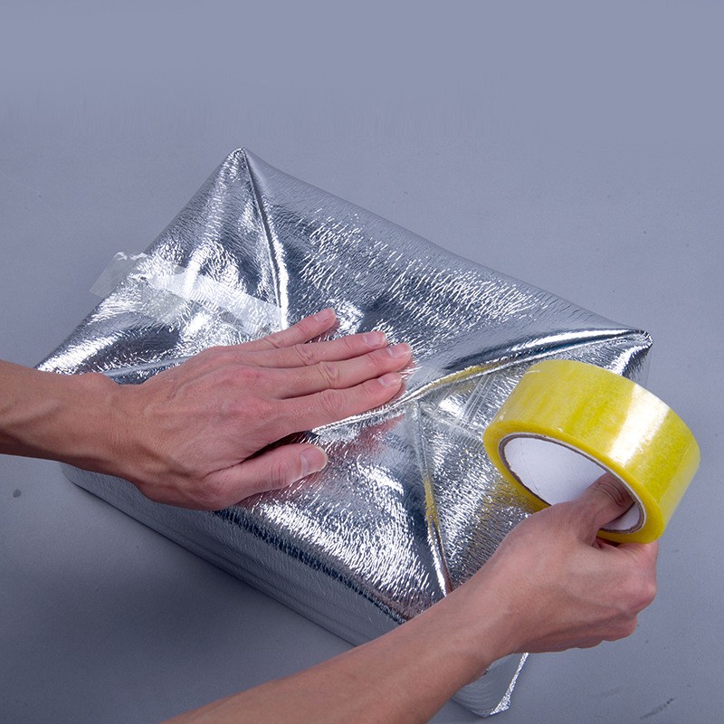 Túi Lá Nhôm Dày Dặn Chống Nước Giữ Nhiệt Đựng Thực Phẩm Mang Đi Dã Ngoại/Dã Ngoại Tiện Lợi