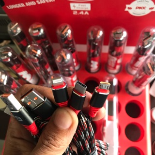 Cáp sạc bọc dù, byz chính hãng