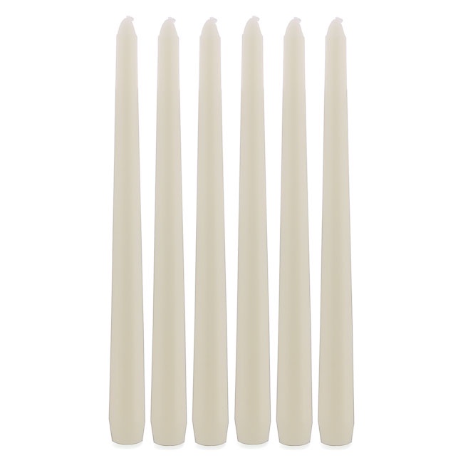 Hộp 6 nến thơm taper Miss Candle FTRAMART NQM1991 25 cm (Trắng)