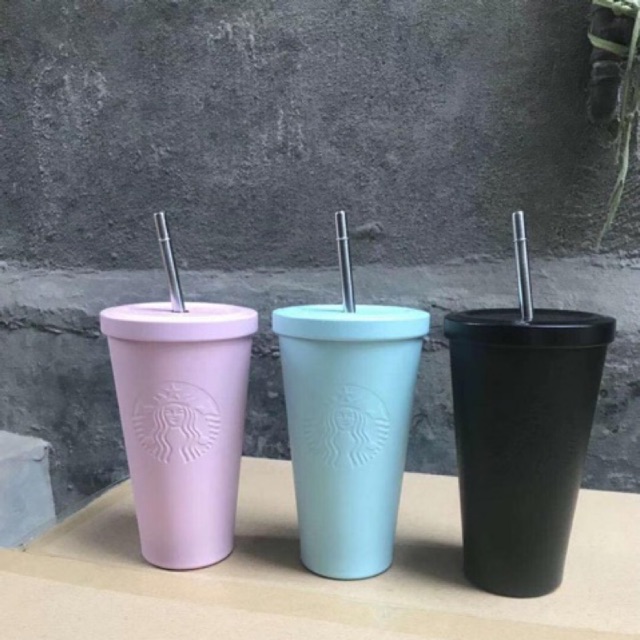 Ly giữ nhiệt STARBUCKS Matte one-color embossed logo ver1